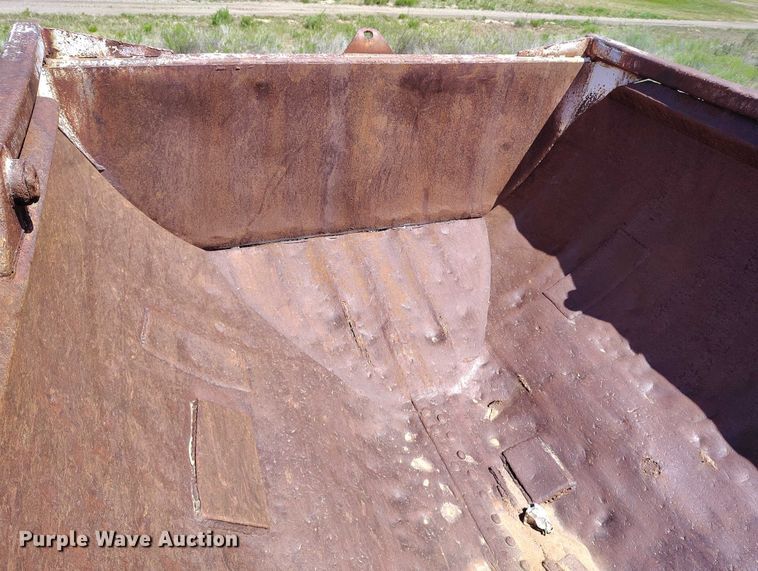 image for item ED0062 1975 Shop built end dump trailer