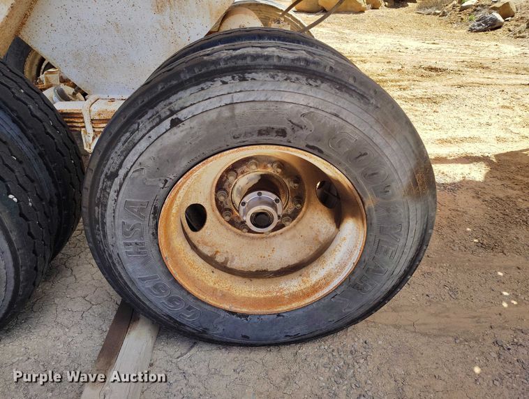 image for item ED0062 1975 Shop built end dump trailer