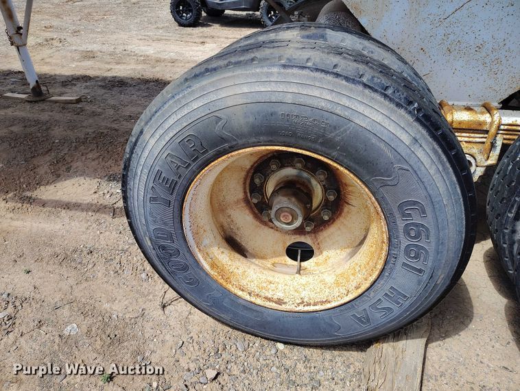 image for item ED0062 1975 Shop built end dump trailer