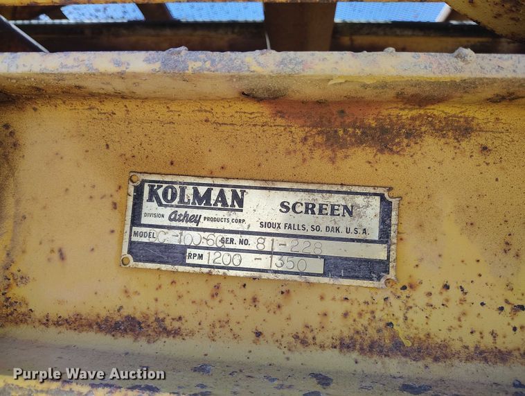 image for item ED0093 Kolman DC-10060 screen