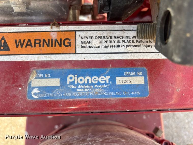 image for item EI5809 Pioneer paint striping machine