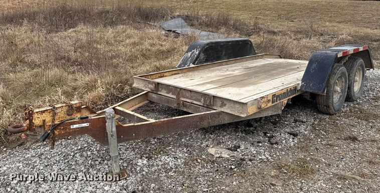 image for item EN3971 1995 Cronkhite 3300A tilt deck utility trailer