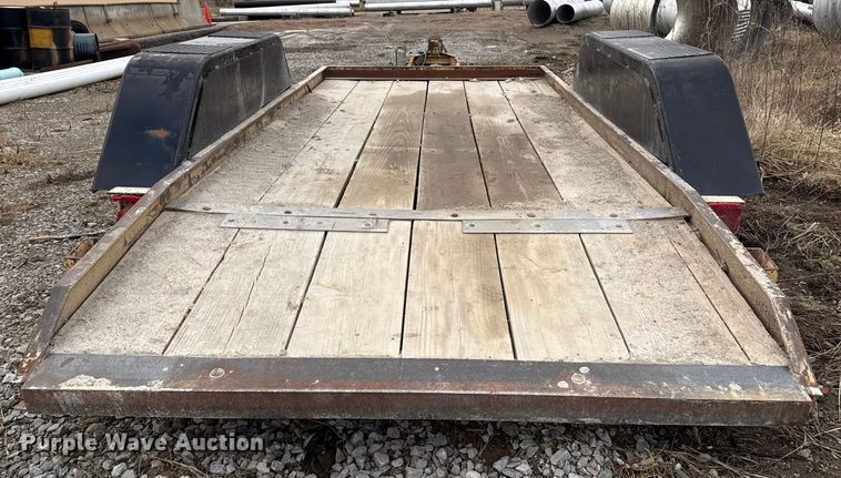 image for item EN3971 1995 Cronkhite 3300A tilt deck utility trailer