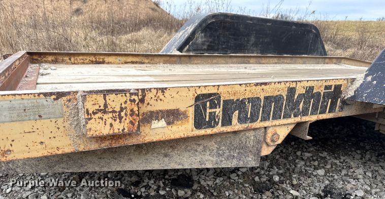 image for item EN3971 1995 Cronkhite 3300A tilt deck utility trailer