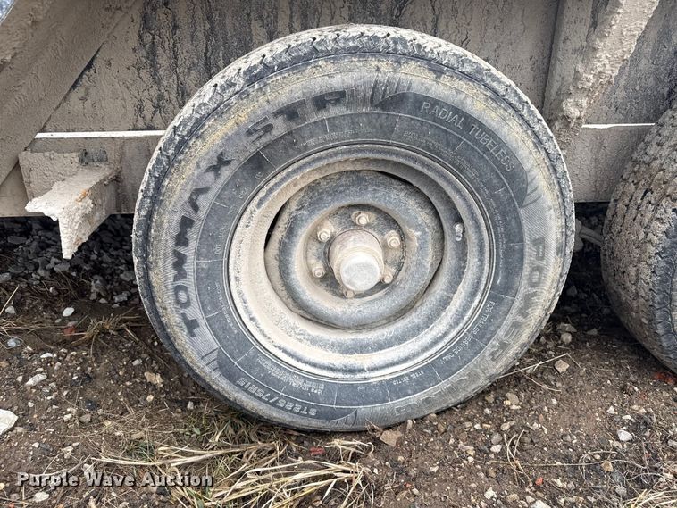 image for item EN3971 1995 Cronkhite 3300A tilt deck utility trailer