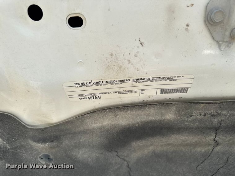 image for item ER0476 2021 RAM 1500 Crew Cab pickup truck