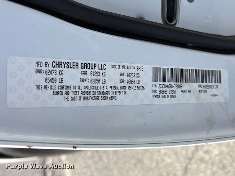 image for item ES8991 2013 Dodge Charger Police 