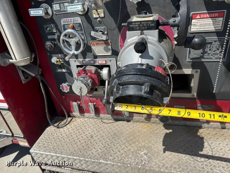 image for item ET1997 2008 Spartan pumper fire truck