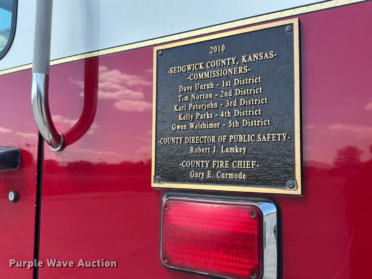 image for item ET1997 2008 Spartan pumper fire truck