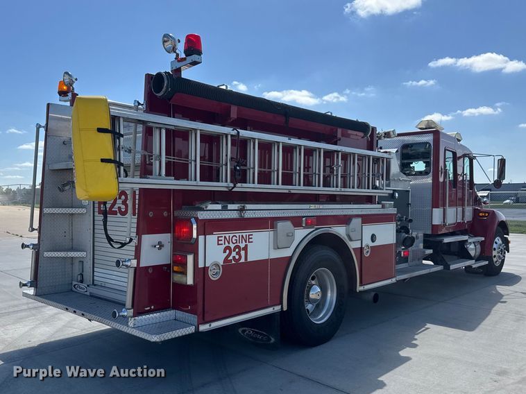 image for item ET1998 2002 Kenworth Pierce Contender pumper fire truck