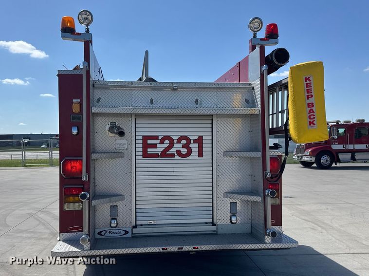 image for item ET1998 2002 Kenworth Pierce Contender pumper fire truck