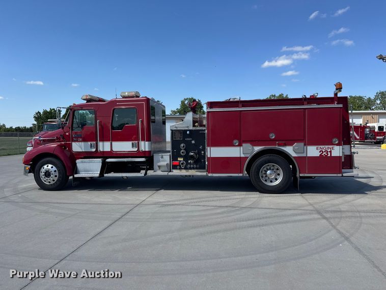 image for item ET1998 2002 Kenworth Pierce Contender pumper fire truck