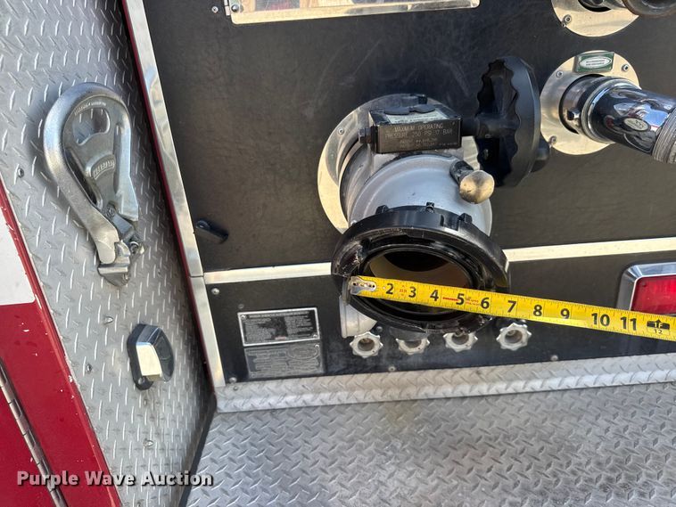 image for item ET1998 2002 Kenworth Pierce Contender pumper fire truck