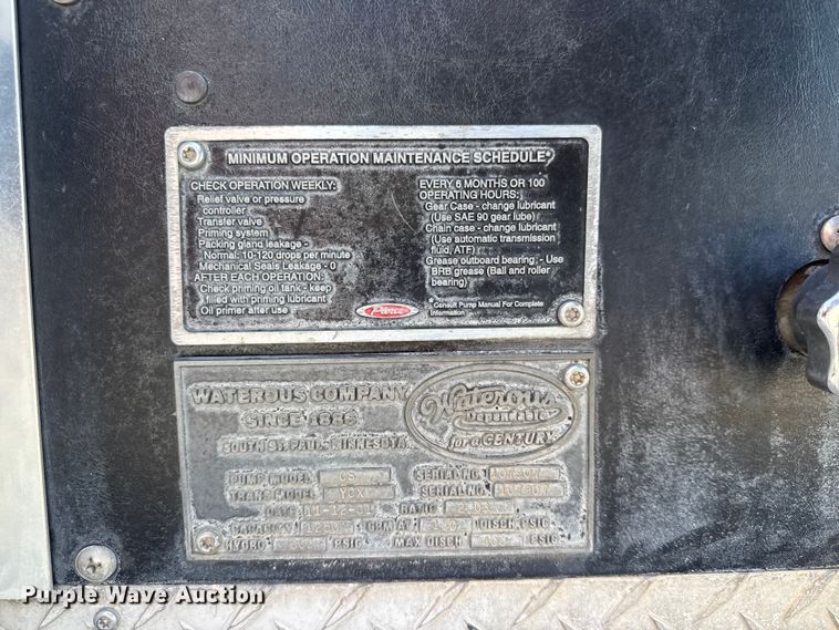 image for item ET1998 2002 Kenworth Pierce Contender pumper fire truck