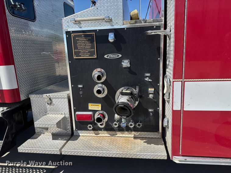 image for item ET1998 2002 Kenworth Pierce Contender pumper fire truck