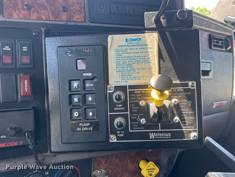 image for item ET1998 2002 Kenworth Pierce Contender pumper fire truck