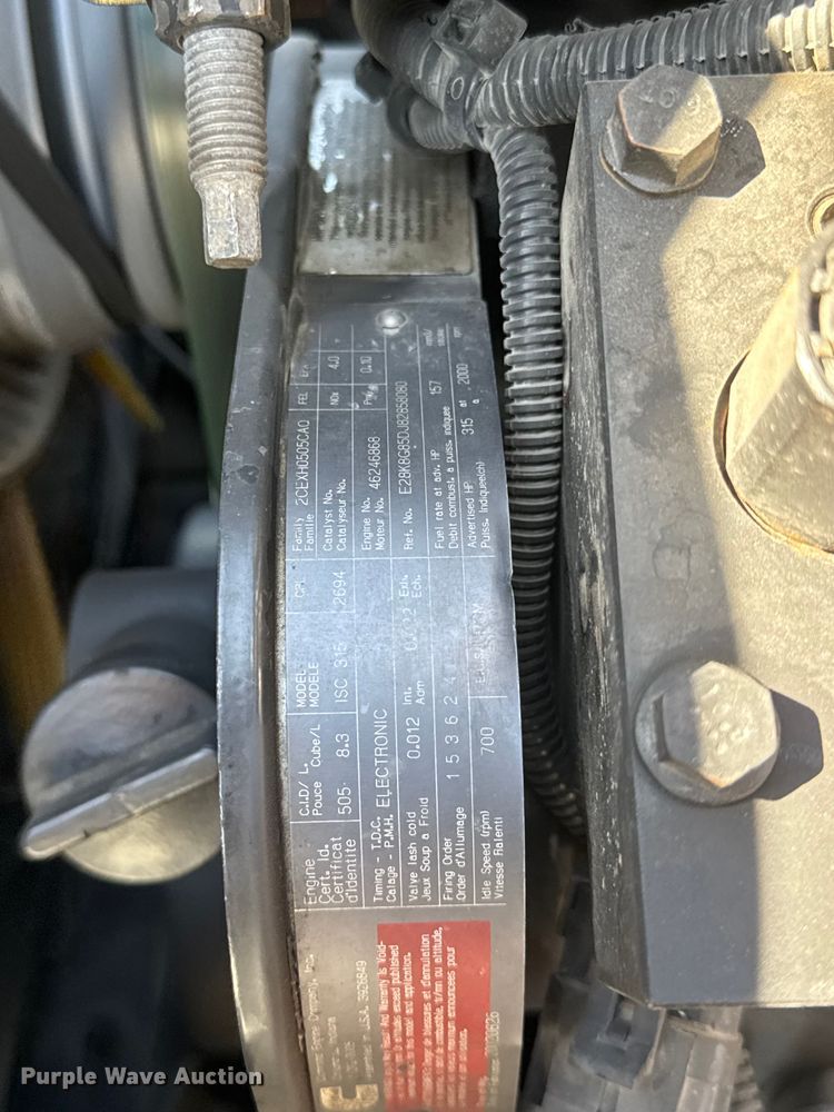 image for item ET1999 2003 Kenworth pumper fire truck