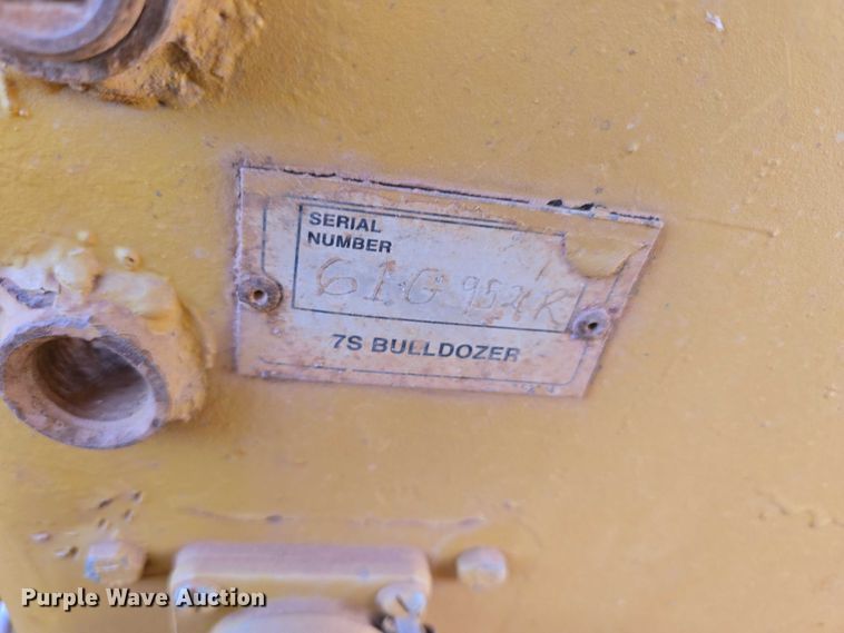 image for item ET5047 1972 Caterpillar D7F dozer