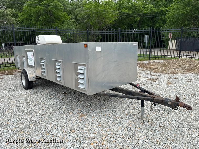 image for item ET6003 Shop built dog box trailer