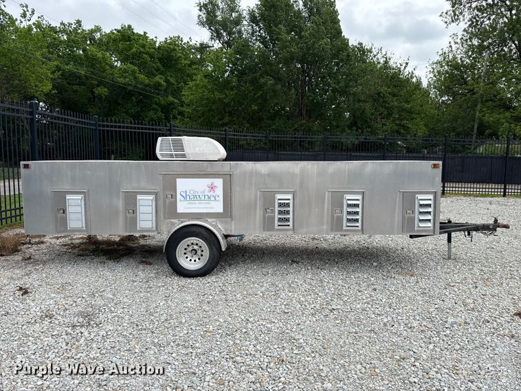 image for item ET6003 Shop built dog box trailer