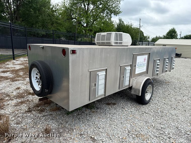 image for item ET6003 Shop built dog box trailer