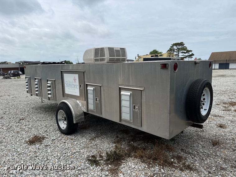 image for item ET6003 Shop built dog box trailer