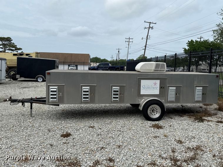 image for item ET6003 Shop built dog box trailer