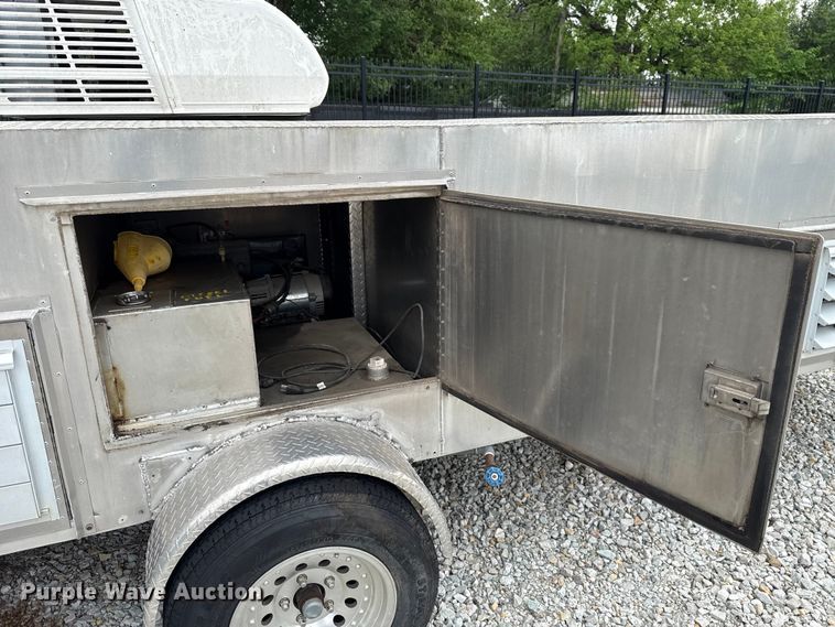 image for item ET6003 Shop built dog box trailer