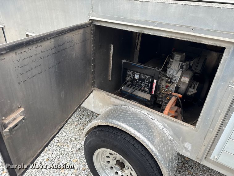 image for item ET6003 Shop built dog box trailer