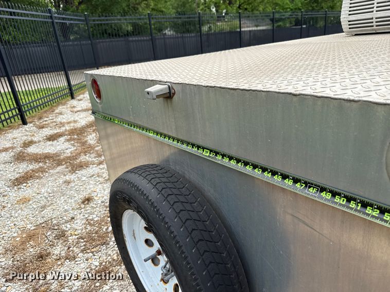 image for item ET6003 Shop built dog box trailer
