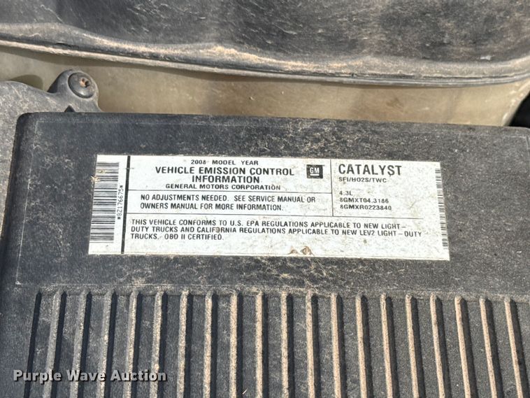 image for item ET6005 2008 Chevrolet Silverado 1500 pickup truck
