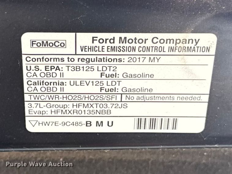image for item ET6011 2017 Lincoln MKX Premier SUV
