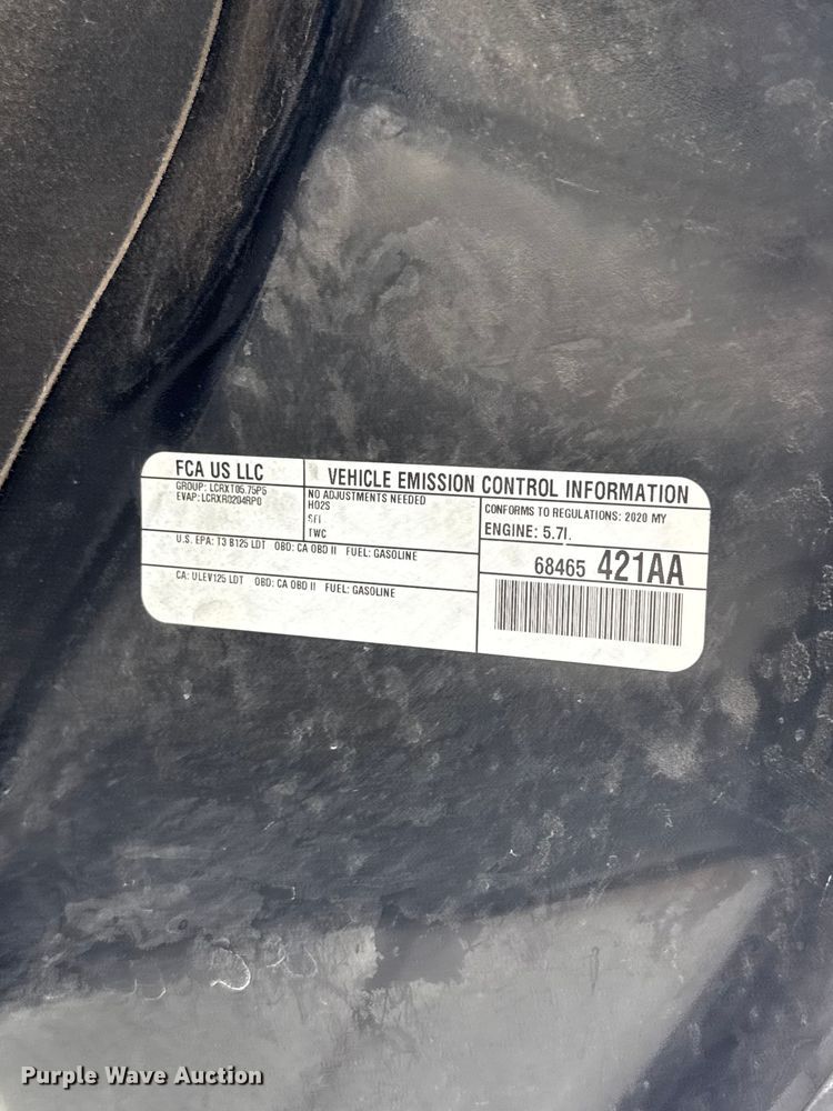 image for item ET6017 2020 Dodge Durango SSV SUV