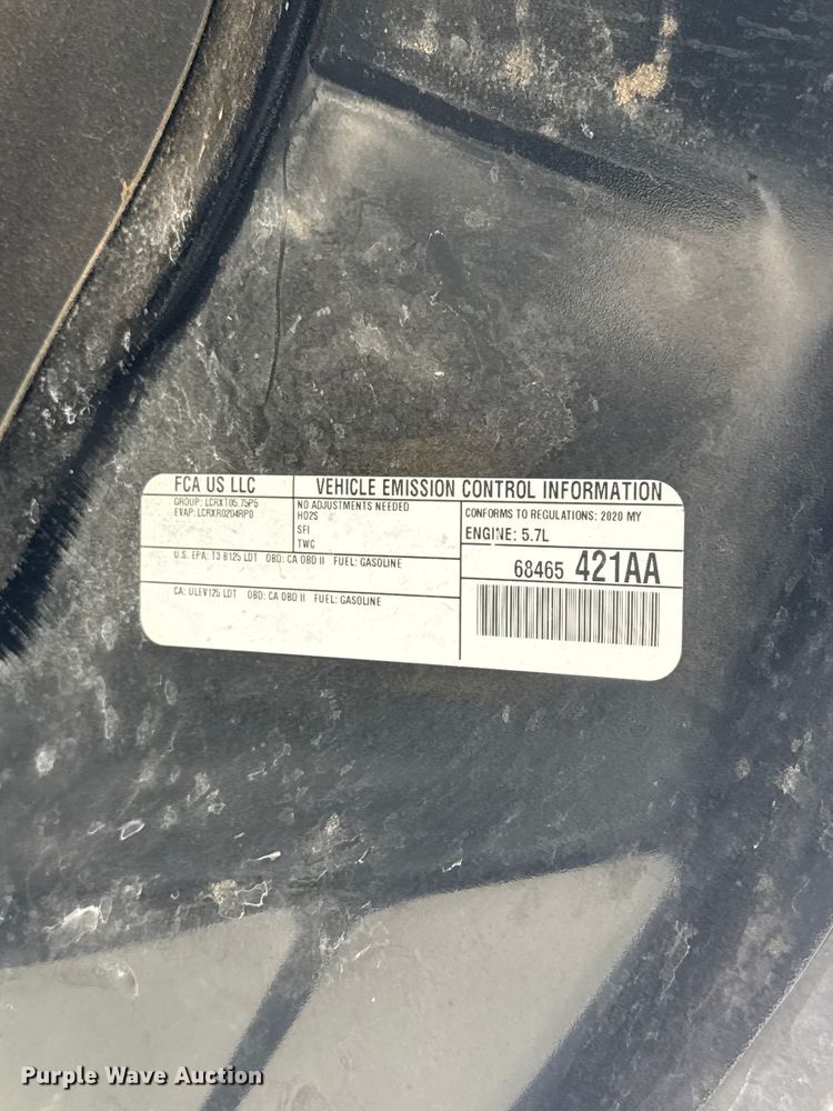 image for item ET6018 2020 Dodge Durango SSV SUV
