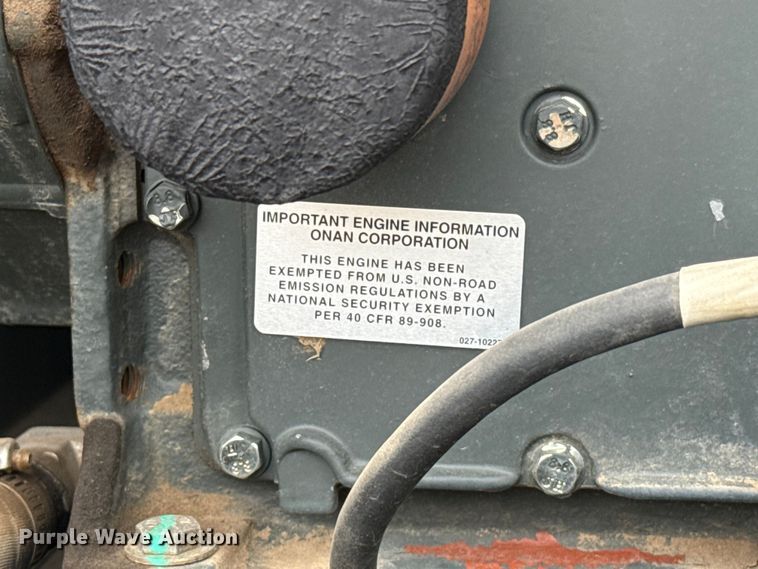 image for item ET6028 2008 Fermont MEP-803A generator