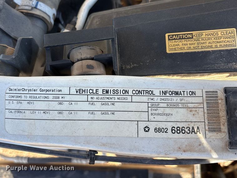 image for item EU0430 2008 Dodge Ram 2500 pickup truck
