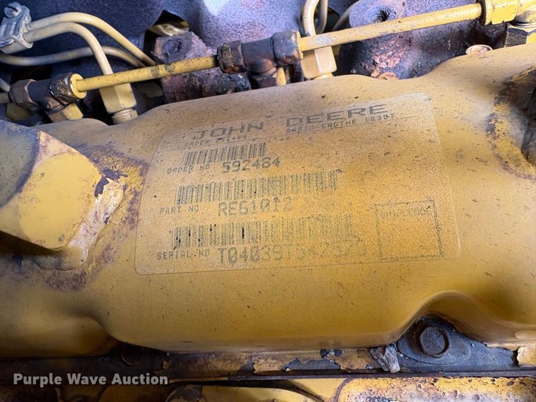 image for item EU8647 1996 John Deere 310D backhoe