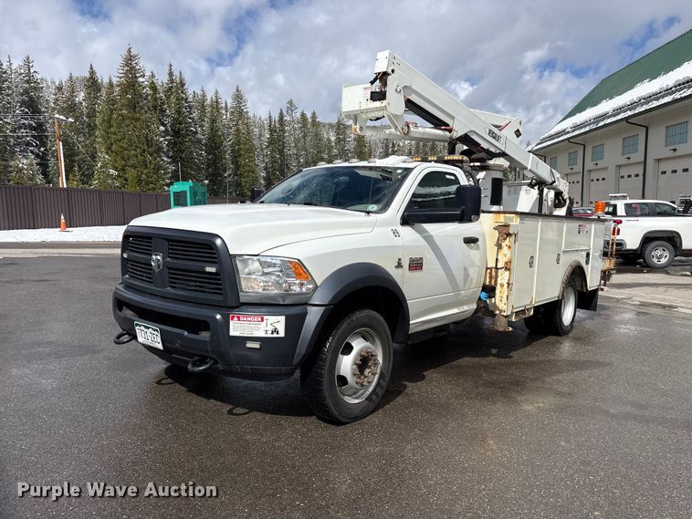 image for item EU8648 2012 Dodge 5500 bucket truck