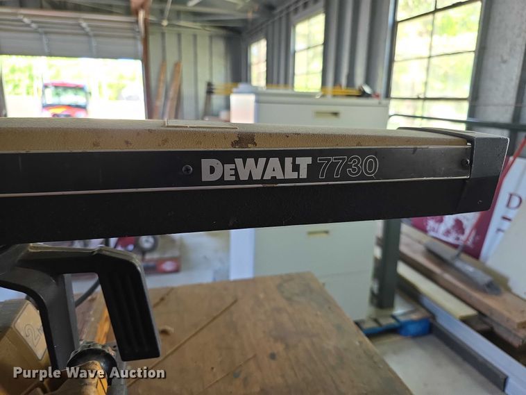 image for item EV2151 Dewalt 7730 radial arm saw