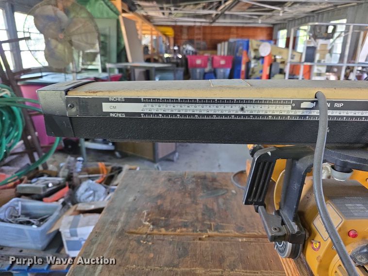image for item EV2151 Dewalt 7730 radial arm saw