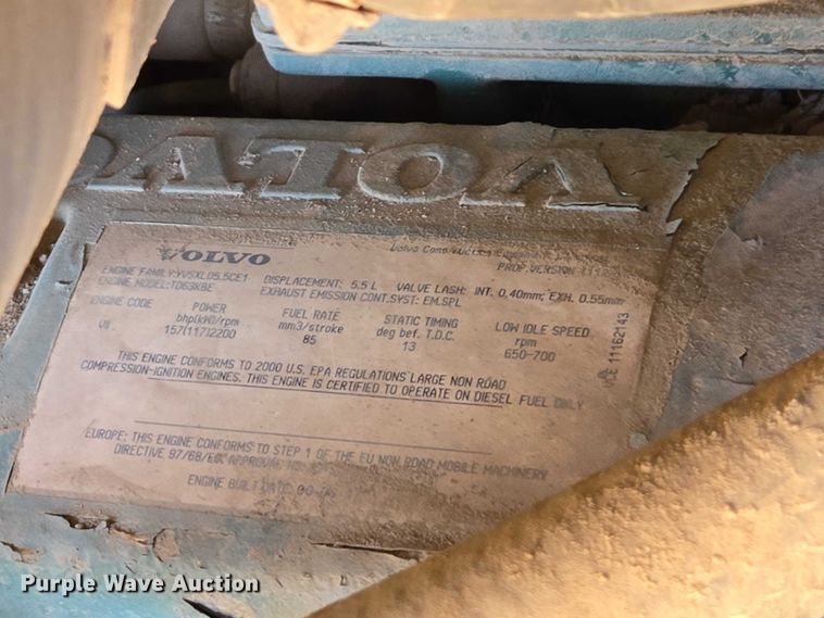 image for item EV5849 2000 Volvo L90D wheel loader