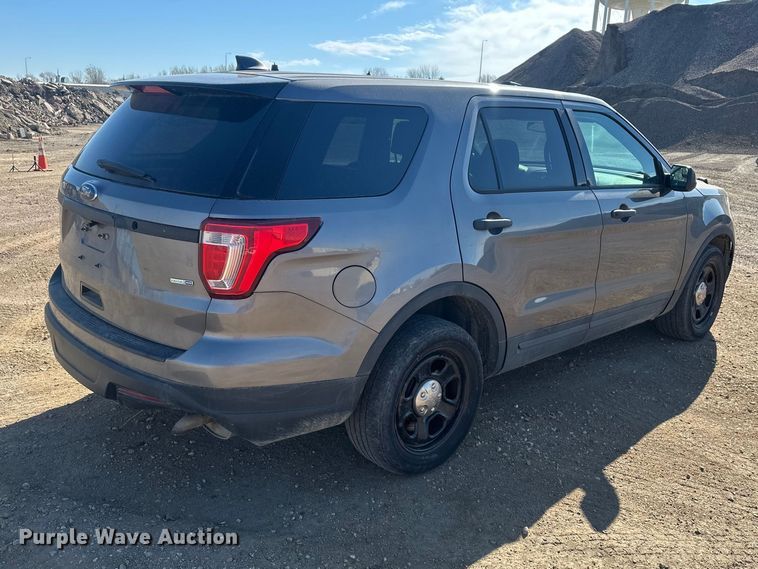 image for item EV5865 2018 Ford Explorer Police Interceptor SUV