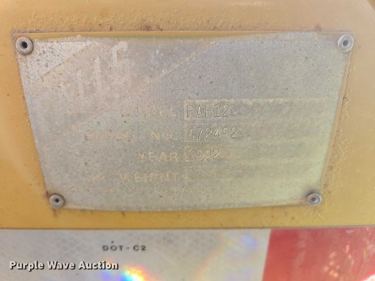 image for item EV5874 1992 Falls PAH12 snow wing plow