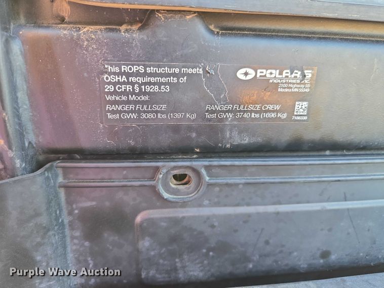 image for item EV5903 2017 Polaris Ranger 900 XP utility vehicle