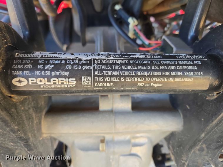 image for item EV5904 2015 Polaris Sportsman 570 ATV