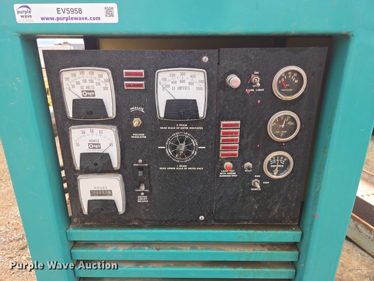 image for item EV5958 Onan 250.0 DYB-17R/15210D generator