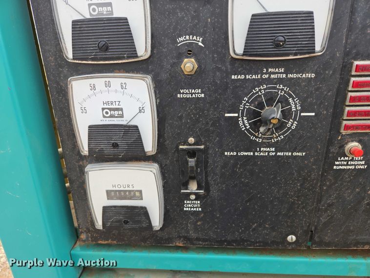 image for item EV5958 Onan 250.0 DYB-17R/15210D generator