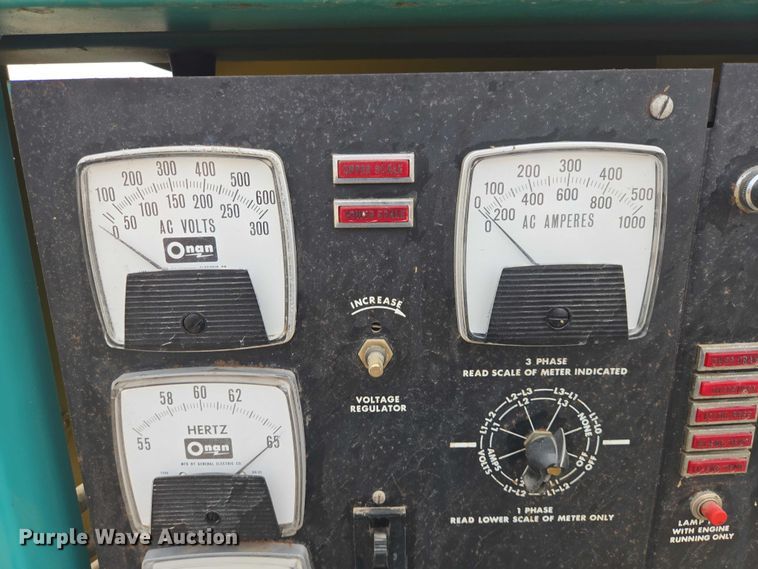 image for item EV5958 Onan 250.0 DYB-17R/15210D generator