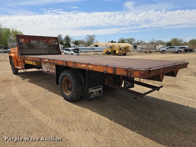 image for item EV5967 1979 Chevrolet C70 dump flatbed truck
