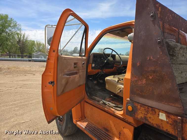 image for item EV5967 1979 Chevrolet C70 dump flatbed truck